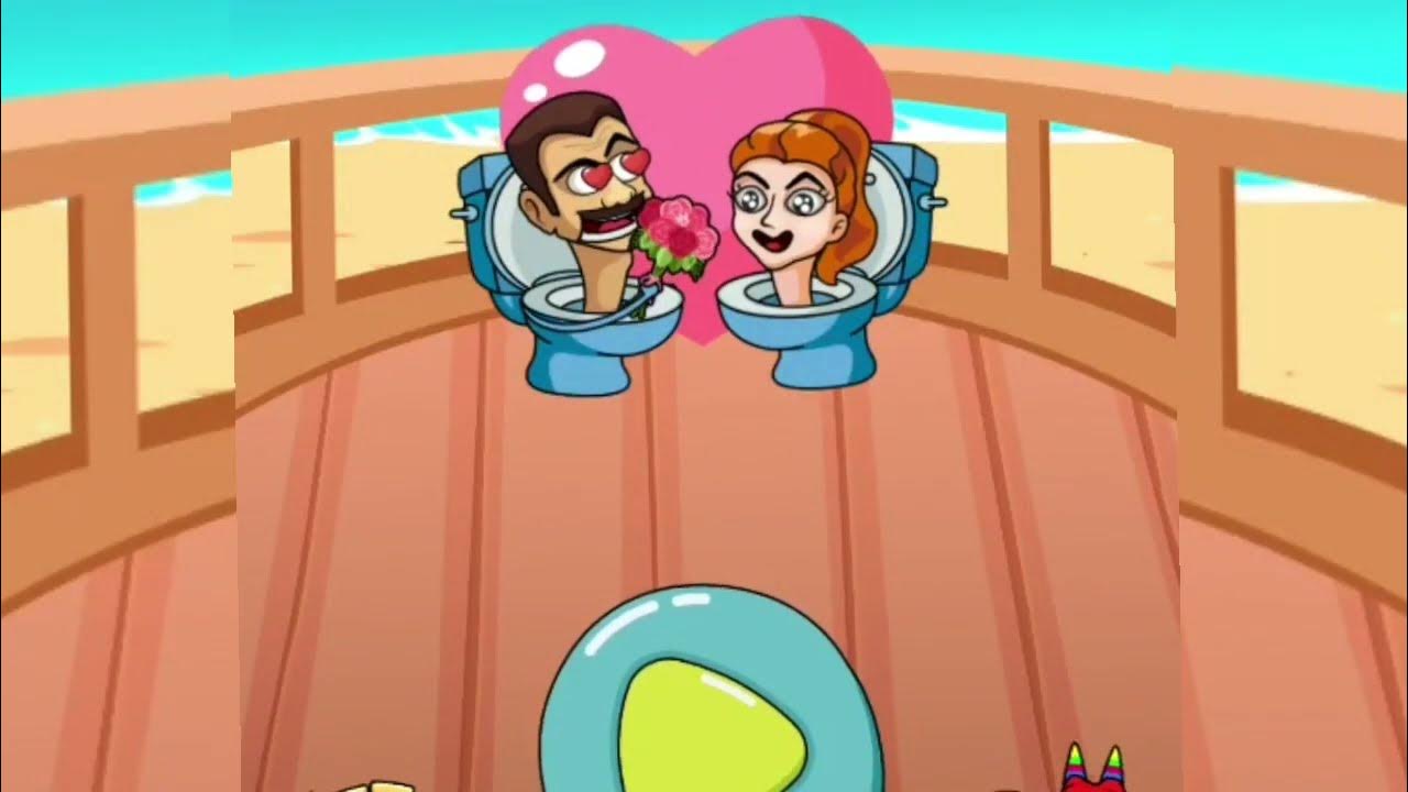 Skibidi toilet 63 Lovestory is puzzle Best mobile games for android