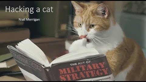Hacking a Cat — Going Beyond Traditional Attack Vectors - Niall Merrigan