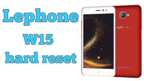 Lephone W15 hard reset/ factory reset |quick|