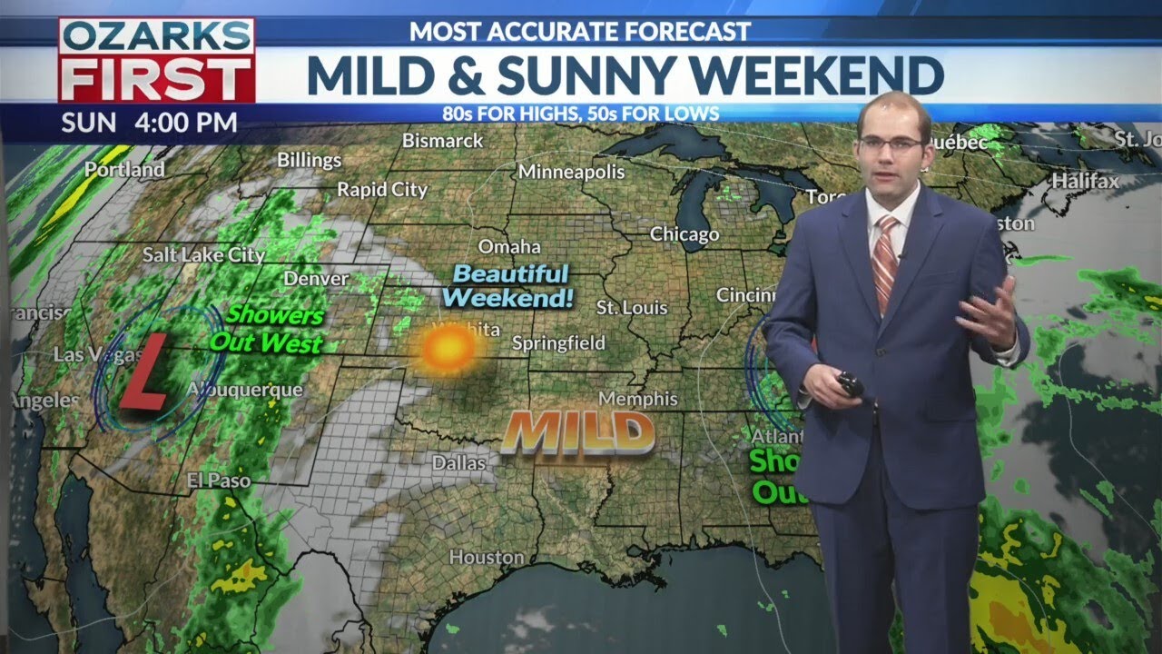 Mild and sunny weather from here on - YouTube