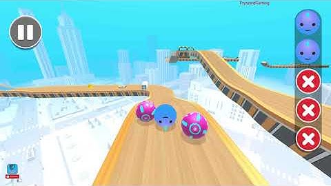 Sky Rolling Ball 3D - Gameplay Walkthrough Part 2 Level 18 - 30 New Mobile Game (Android, iOS)