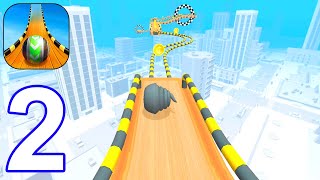 Sky Rolling Ball 3D - Gameplay Walkthrough Part 2 Level 18 - 30 New Mobile Game (Android, iOS) screenshot 4