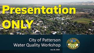 Water Quality Workshop - Presentation Only - July 28, 2027