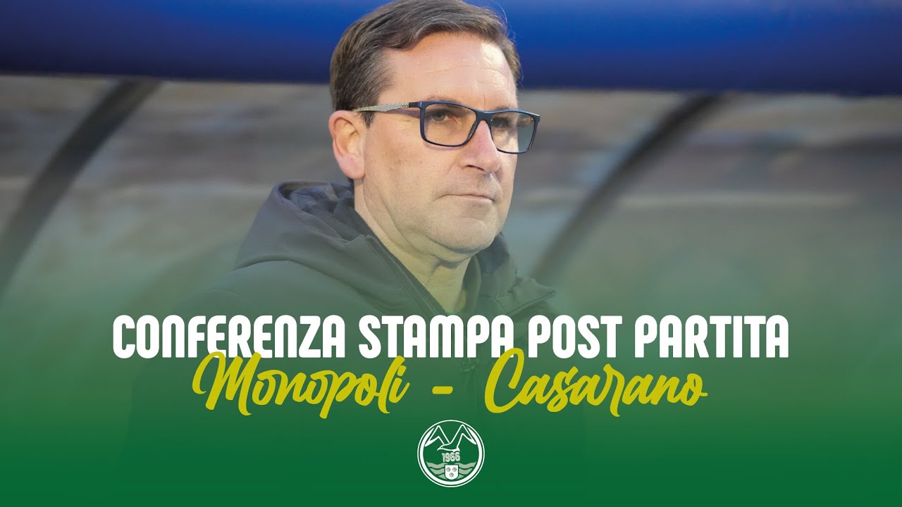 Conferenza Stampa post gara Monopoli - Casarano 2-1 | Mister Colombo | Day 31 | Serie C Sky Wifi