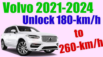 Speed limit remove for all Volvo cars 2021-2024 with VDASH by D5T5.com