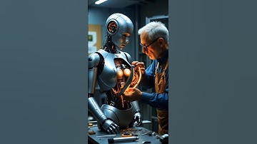 Decades of wisdom meets machine perfection #HumanoidRepair #FutureTech #AIHuman #humanoid #robohelp