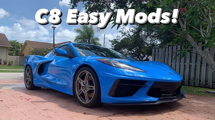 C8 Stingray Corvette Z51 Splash Guards, Wheel Spacers, and Coilover Adjustments