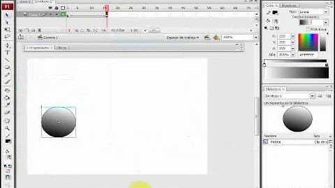 Crear Interpolacion de movimiento en flash