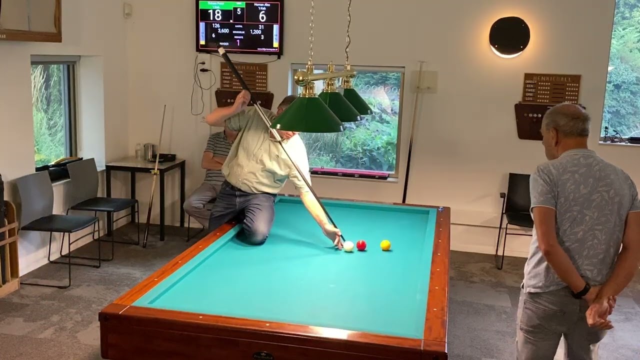 Biljarten Neokader Peter Oskam(126 car) tegen Alex Homan libre(31car)