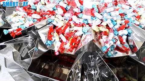 Candy packing machine with 14 head multihead weigher