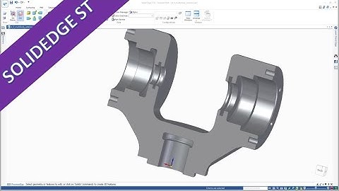 Multi-Body-Housing - Part 2 Interior - SolidEdge ST 9  Training - Methods