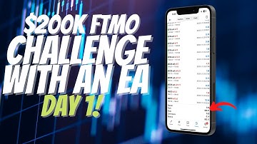 Can I pass a $200K FTMO challenge using an EA?! Part 1 - The Beginning...