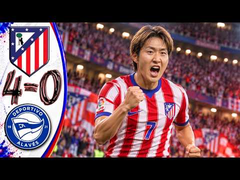 이강인 2골 - <strong>아틀레티코</strong> 마드리드 <strong>대</strong> <strong>알라베스</strong> 4-0 – 모든 골 및 하이라이트 – 2026년 10월 8일