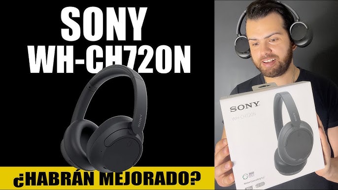 WH-CH720N de Sony  Tus auriculares inalámbricos con cancelación de ruido 