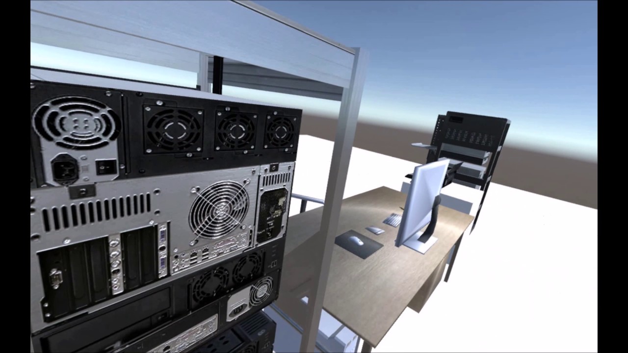 Тест 1 Unity + Oculus Rift DK2 - YouTube