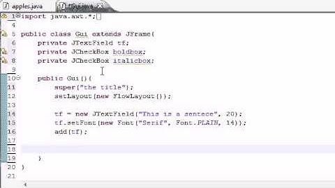 Java Programming Tutorial   64   JCheckBox