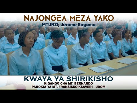 NAJONGEA MEZA YAKO Na Jerome Kagoma KWAYA YA SHIRIKISHO KIGANGO CHA MT BERNARDO UDOM Live PFM 