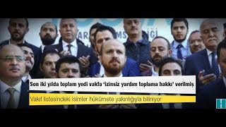 ✅  Son iki yılda toplam yedi vakfa 'izinsiz yardım toplama hakkı' verilmiş