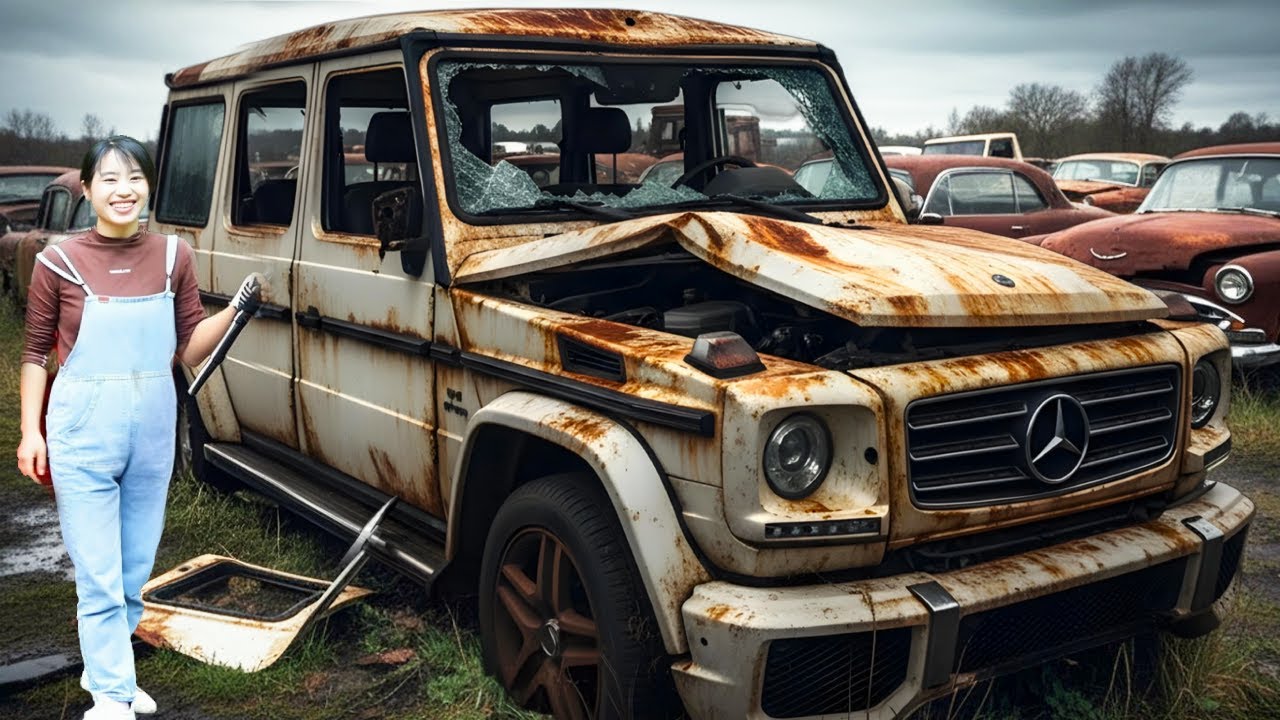 A genius girl repairs a broken-down tractor, perfecting it in a month！
