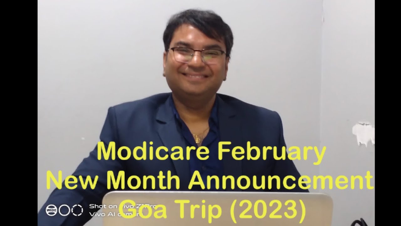 Modicare New Goa Trip 2023 Announcement by Pradeep chakraborty (GRDD)