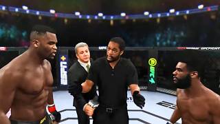 Francis Ngannou vs Aljamain Sterling FULL FIGHT | UFC 4 AI Simulation Gameplay (CPU vs CPU)