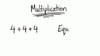 Math Basics: Multiplication as Equal Groups