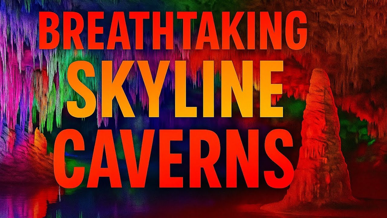 Exploring SKYLINE CAVERNS in FRONT ROYAL, Virginia. 