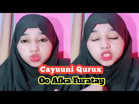 Cayuuni Qurux Oo Afka Furatay Cadaysayna Ninkii Video Ka
