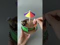 DIY Carousel to Beat Boredom on a Rainy Day!❗#shorts