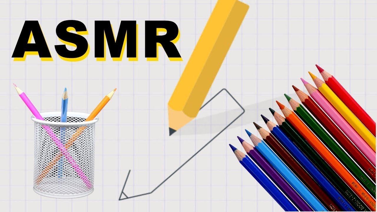 ASMR Sons de Lápis Rabiscando Pencil Scribbling Layered sounds
