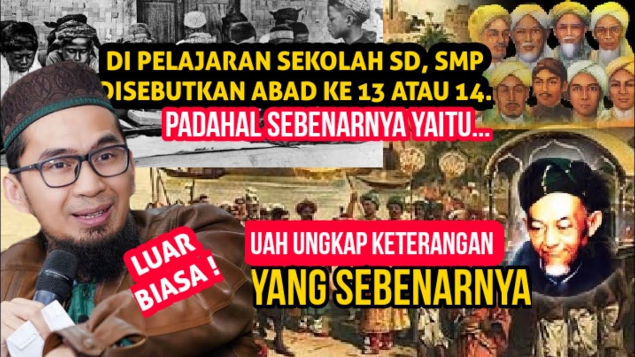 UAH JELASKAN MASUKNYA ISLAM KE INDONESIA & SIAPA WALI SONGO SEBENARNYA