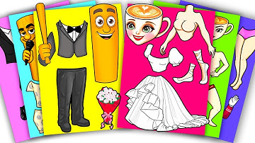 ITALIAN BRAINROT Sticker| Lovely Wedding TUNG TUNG TUNG SAHUR and BALLERINA CAPPUCCINA