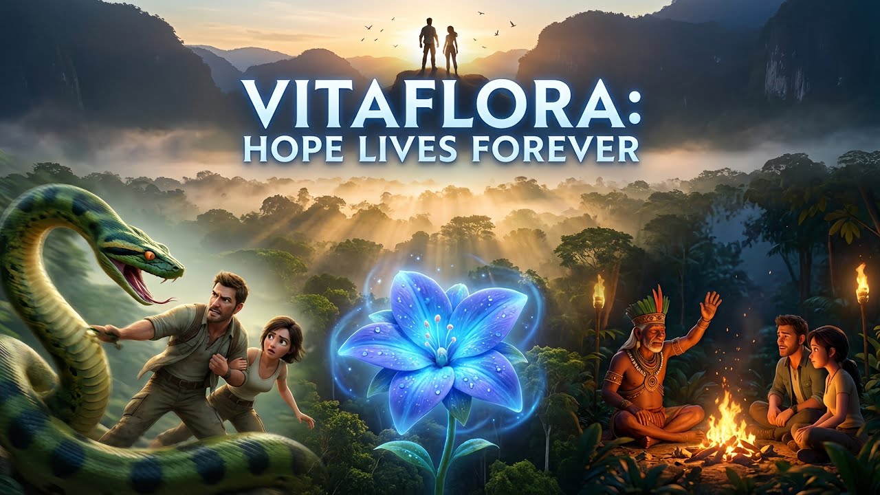 Vitaflora: Hope Lives Forever 🌿 | An Epic Amazon Jungle Adventure Story (3D Animation Hindi)