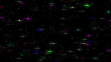 Scintillating Space Stars - Colorful Galaxy Video