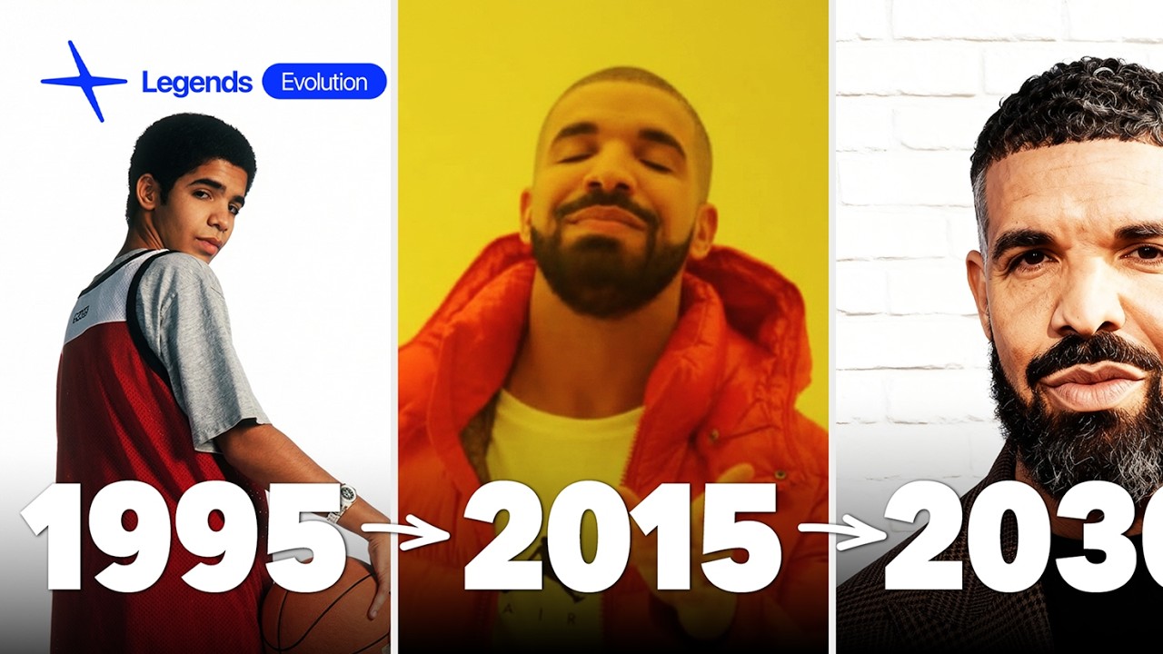 Drake Evolution From 1 to 40 Years Old (1986 – 2030)