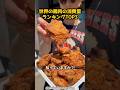 世界の鶏肉の消費量ランキングTOP3 #グルメ #グルメ好き#海外 #ランキング