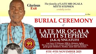 LATE CHIEF OGALA MITTI STEPHEN. live @ Agbor Alisimie, Delta state