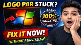 Windows 7 Stuck on Logo? 100% Working Fix Without Reinstall (Permanent Solution)