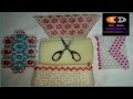How to attach foam,cloth and chain inside the beaded bag/purse/cloth's bag