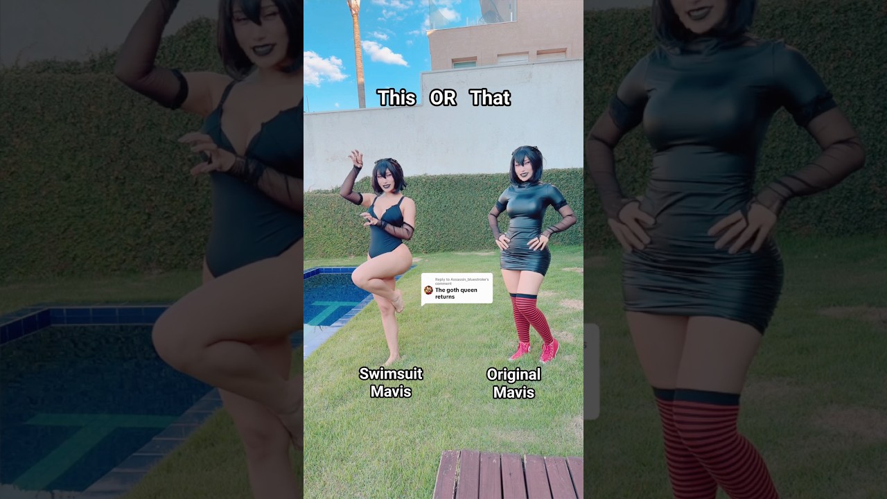 Beach Mavis vs OG Mavis? 🖤 #anime #cosplay