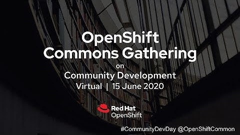 Lessons Learned Under the Big Tent - Thierry Carrez (OpenStack) OpenShift Commons Gathering