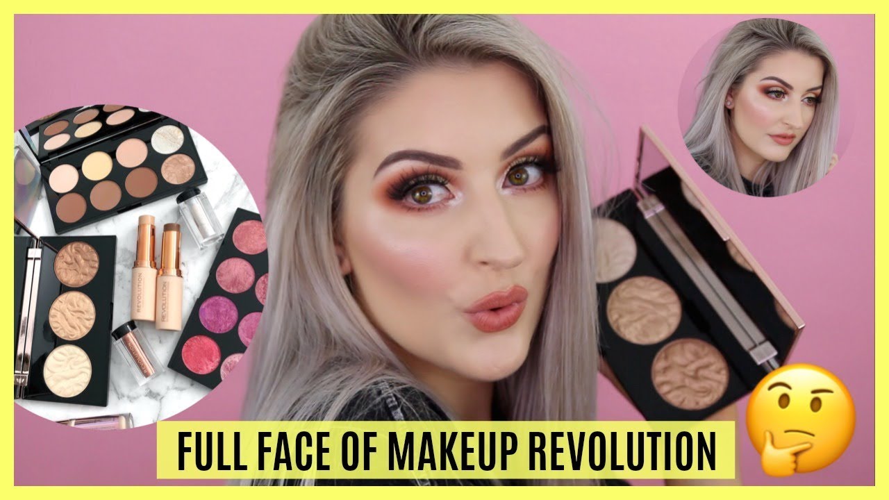 FULL FACE OF MAKEUP REVOLUTION | FIRST IMPRESSIONS | HANNAH SCHRODER