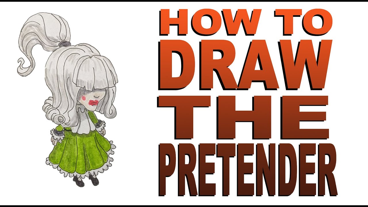 How to draw the Pretender (Very Little Nightmares) YouTube