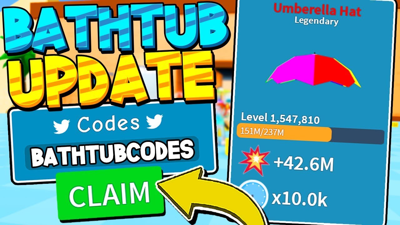 all-exclusive-bathtub-codes-rainforest-leaks-in-unboxing-simulator-roblox-youtube
