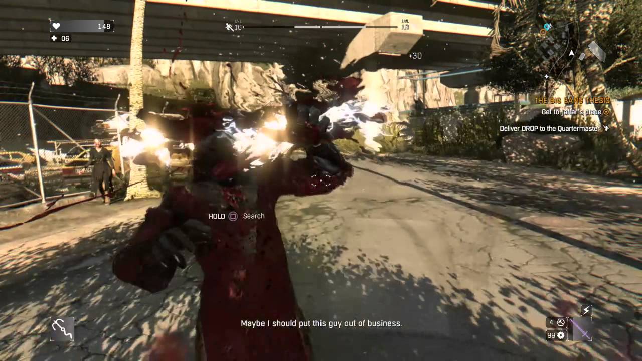 Dying Light tunnel vision go to the tunel and find the courier s white car