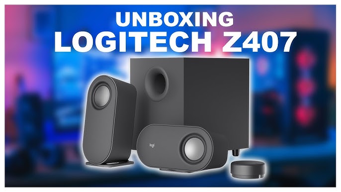 Logitech Z407 Bluetooth Speaker Unboxing, Sound test and Setup