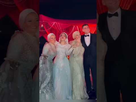 رقص هبة قطب مع بنتها وعريسها فى يوم زفافها الأسطورى فرحة الأم ملهاش مثيل