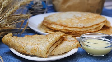 Блины на остатках пшеничной закваски
