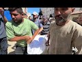 وداع وتشييع عدد من الشهداء الذين ارتقوا في استهداف اسرائيلي لشقة سكنية في مدينة غزة
