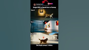 AI video is here and there are 3 main apps that do it - Sora, Veo2 and Runway ML.